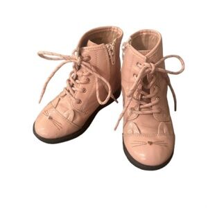 The Children's Place Light Pink Cat Face Boots